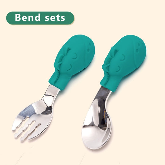 Animal Cutlery, Silicone Baby Utensils