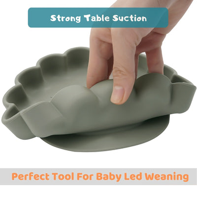 Silicone Baby Weaning Set Baby Bowls for Weaning